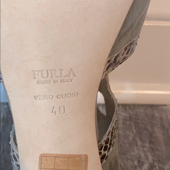 Furla Suede Sandal with straps Size 40 - Picture 4 of 5